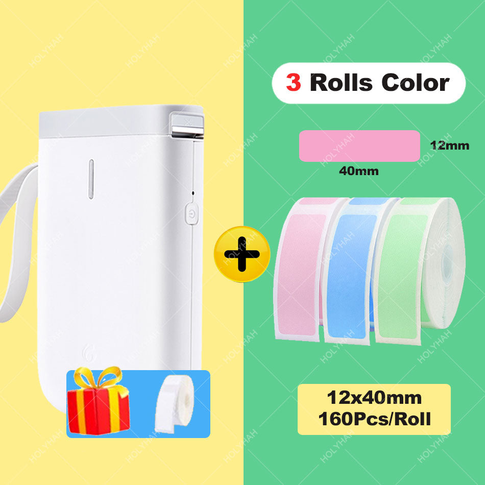 Niimbot D11 impressora térmica de etiquetas de bolso portátil sem fio bluetooth Caru Store