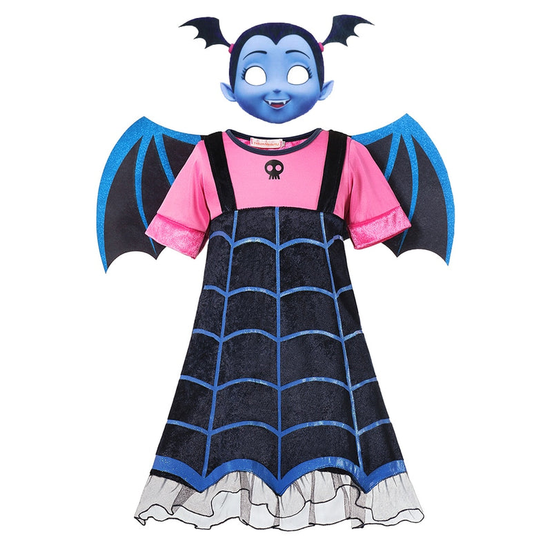 Fantasia Vampirina Disney Cosplay, Halloween, Carnaval, Aniversários Caru Store