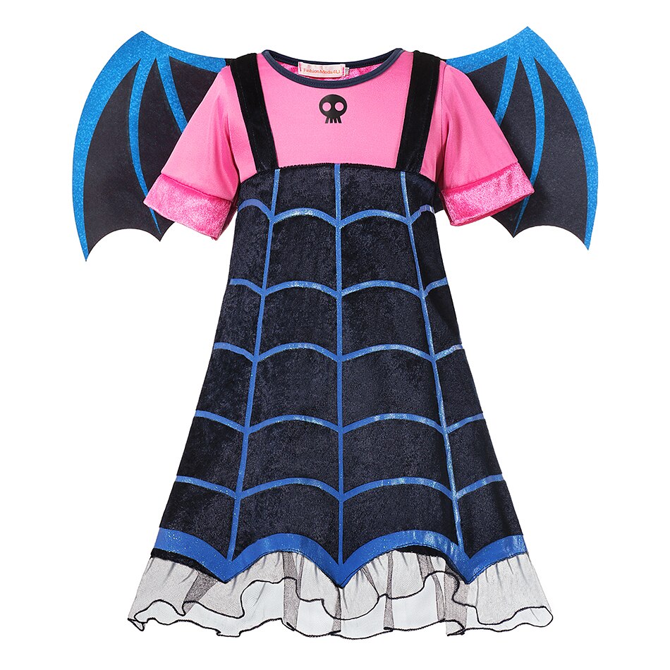 Fantasia Vampirina Disney Cosplay, Halloween, Carnaval, Aniversários Caru Store