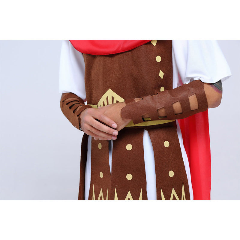 Fantasia Masculina De Guerreiro Gladiador Romano, Cosplay