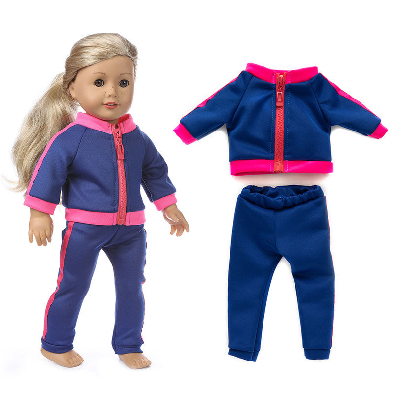 Roupas de inverno para boneca de 43cm tipo American Girl Caru Store