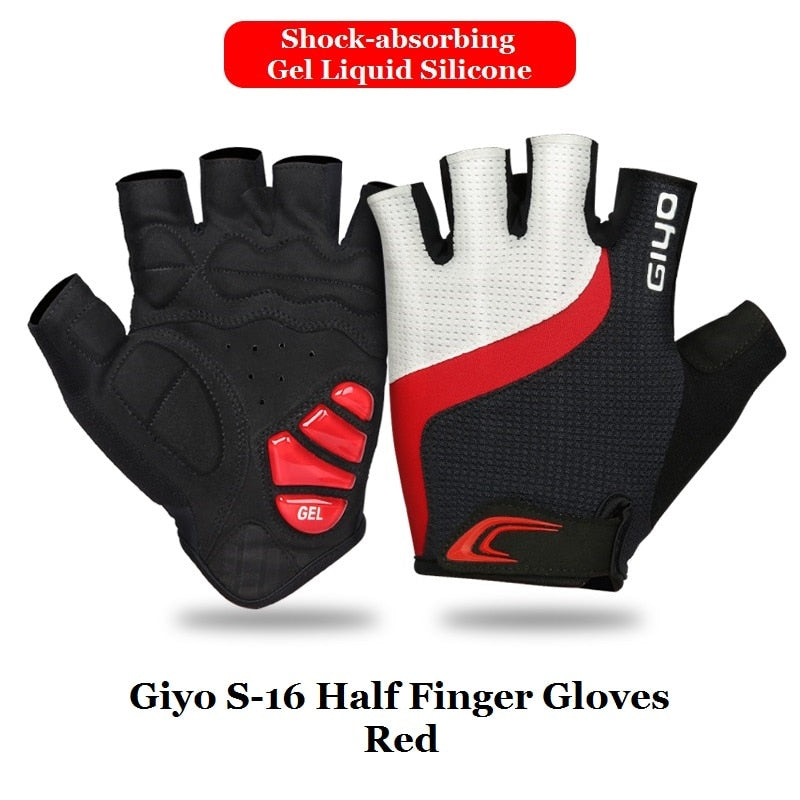 luvas anti-deslizamento ciclismo Giyo Caru Store