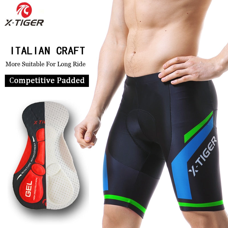 Bermuda Masculina para Ciclismo - com gel -  X-Tiger Caru Store