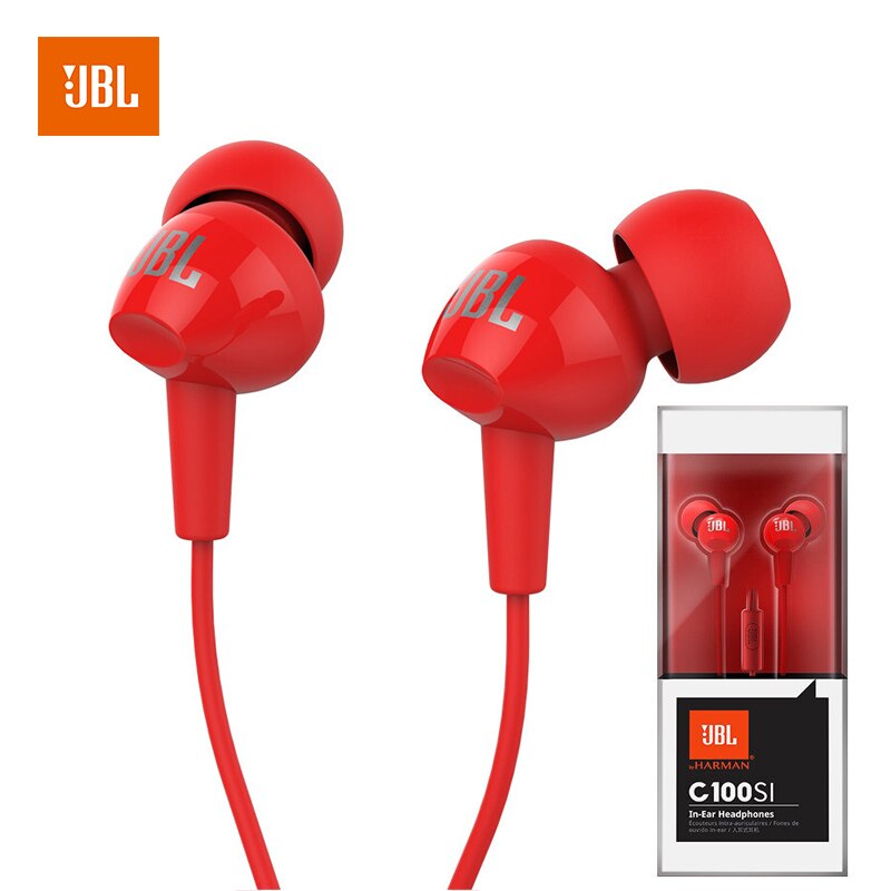 Fone de Ouvido Stereo JBL C100SI - com microfone Caru Store