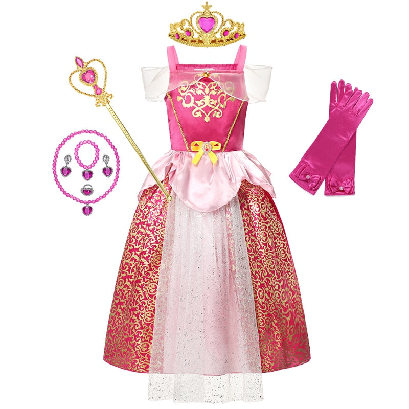 Fantasia Princesas Disney - 2 a 8 anos Caru Store