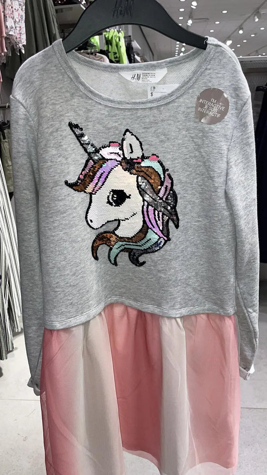 Lindo vestido unicórnio dos EUA *** pronta entrega *** Caru Store