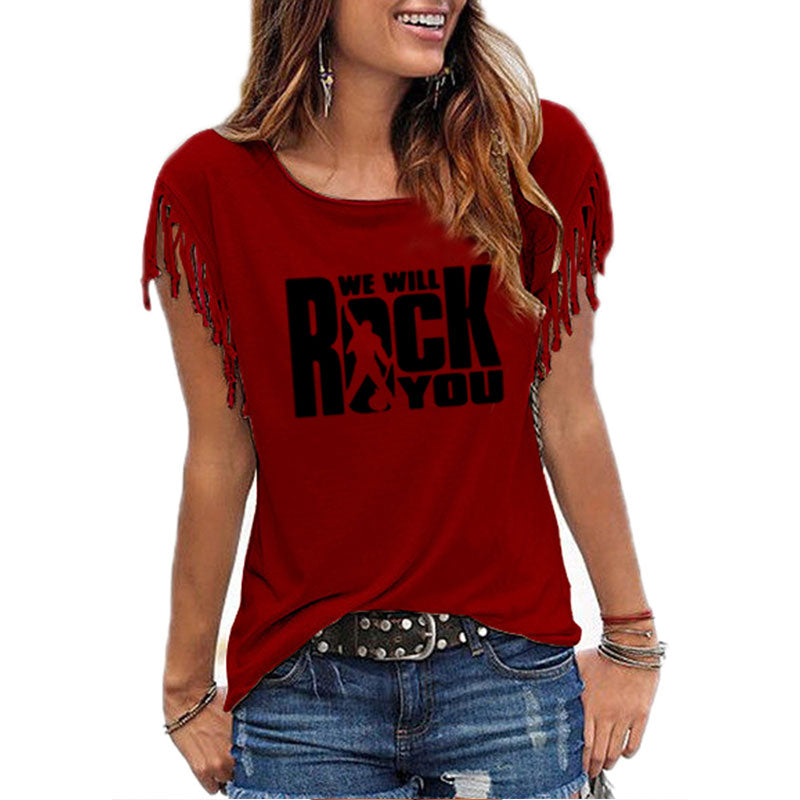 Camisa Rock feminina Caru Store