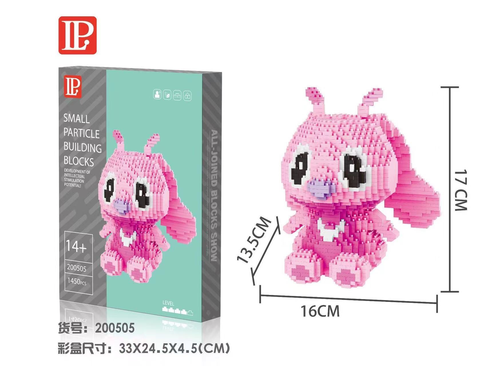 Disney stitch s ponto blocos de construção em miniatura diy Caru Store