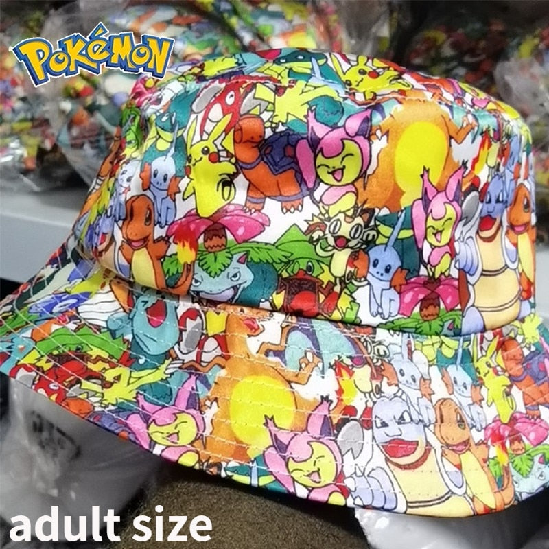 Boné Anime Pokemon Baseball Caru Store