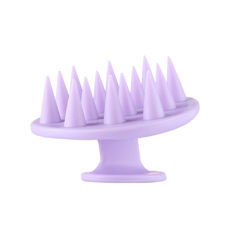 Escova de banho massagem couro cabeludo de silicone Caru Store