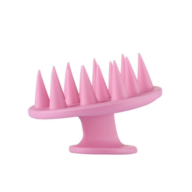 Escova de banho massagem couro cabeludo de silicone Caru Store