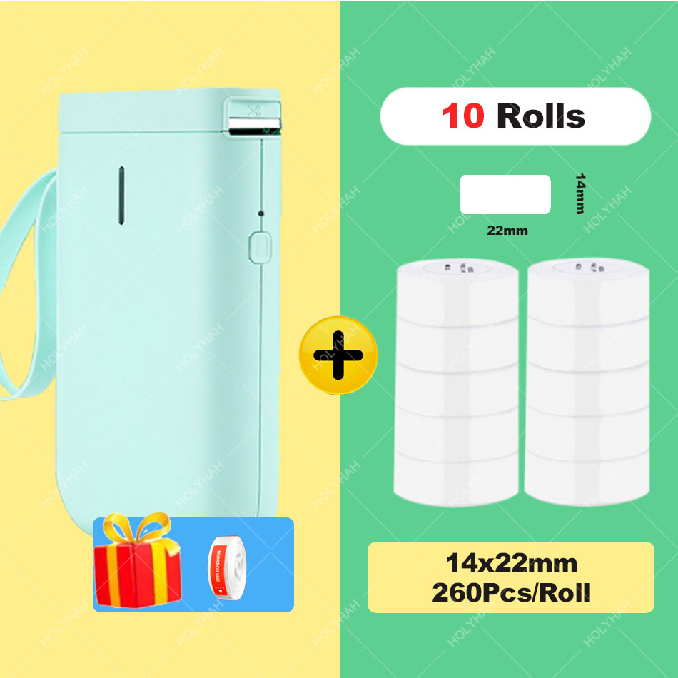 Niimbot D11 impressora térmica de etiquetas de bolso portátil sem fio bluetooth Caru Store