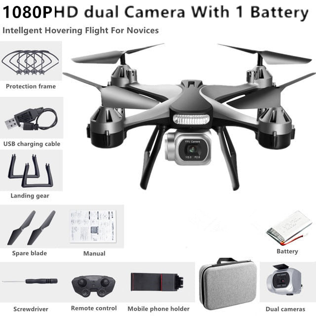 JC801  Drone Profissional HD UAV com Câmera Dupla Caru Store