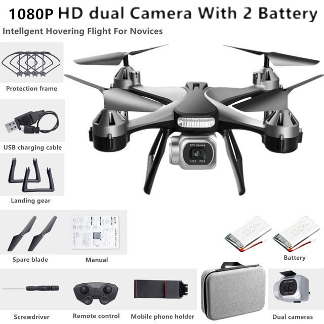 JC801  Drone Profissional HD UAV com Câmera Dupla Caru Store