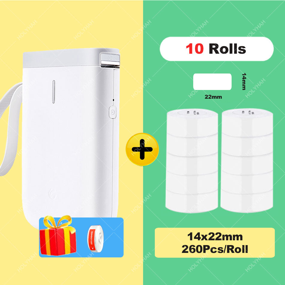 Niimbot D11 impressora térmica de etiquetas de bolso portátil sem fio bluetooth Caru Store