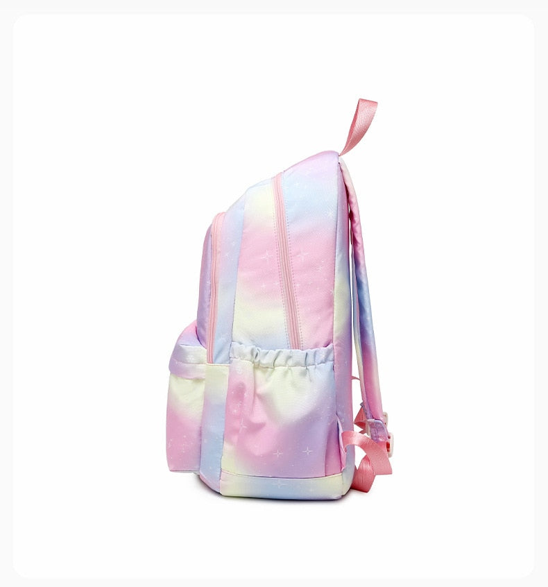 Mochila Rosa à prova d'água Caru Store