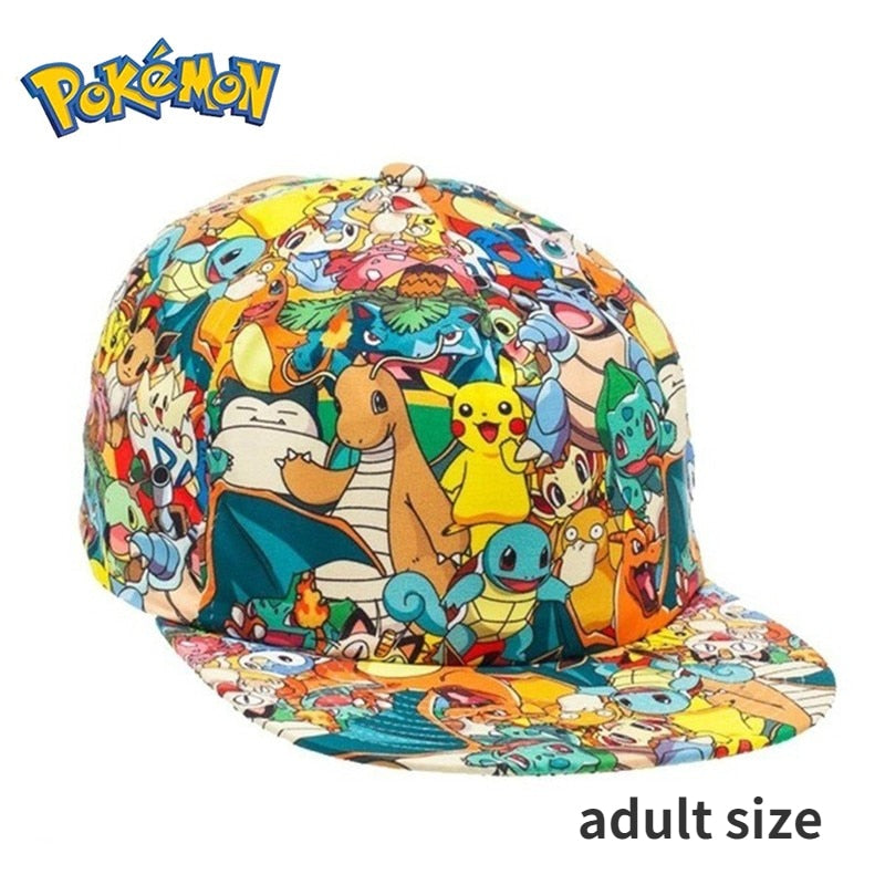 Boné Anime Pokemon Baseball Caru Store