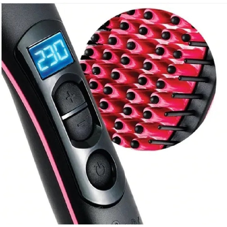 Escova alisadora elétrica Caru Store