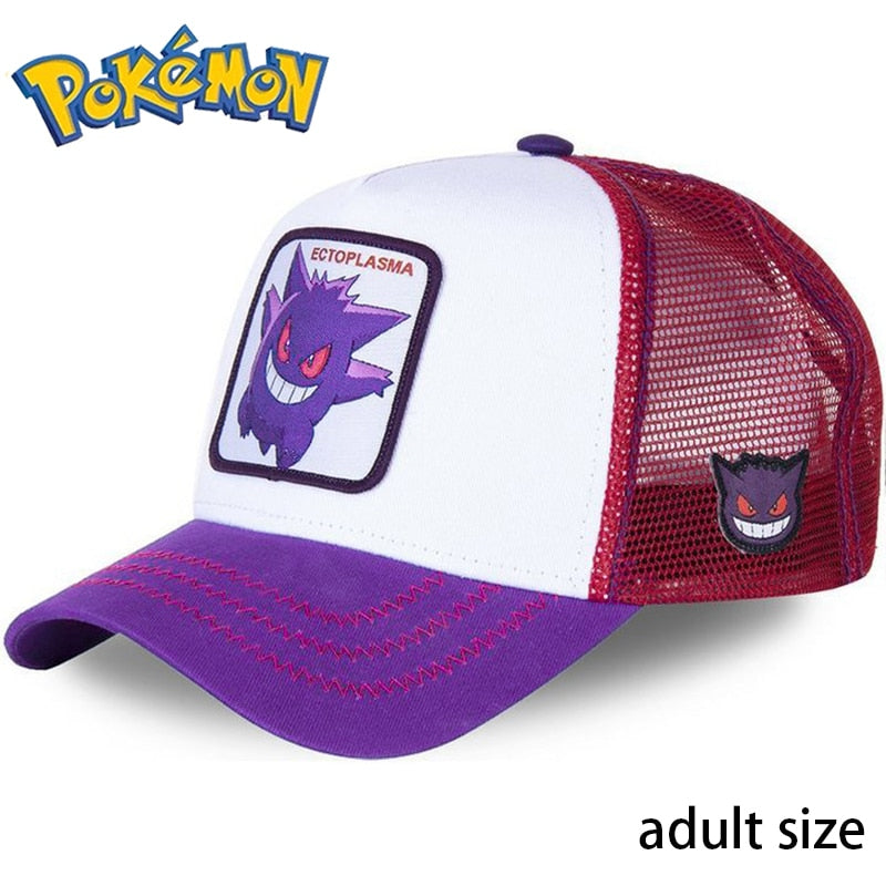 Boné Anime Pokemon Baseball Caru Store