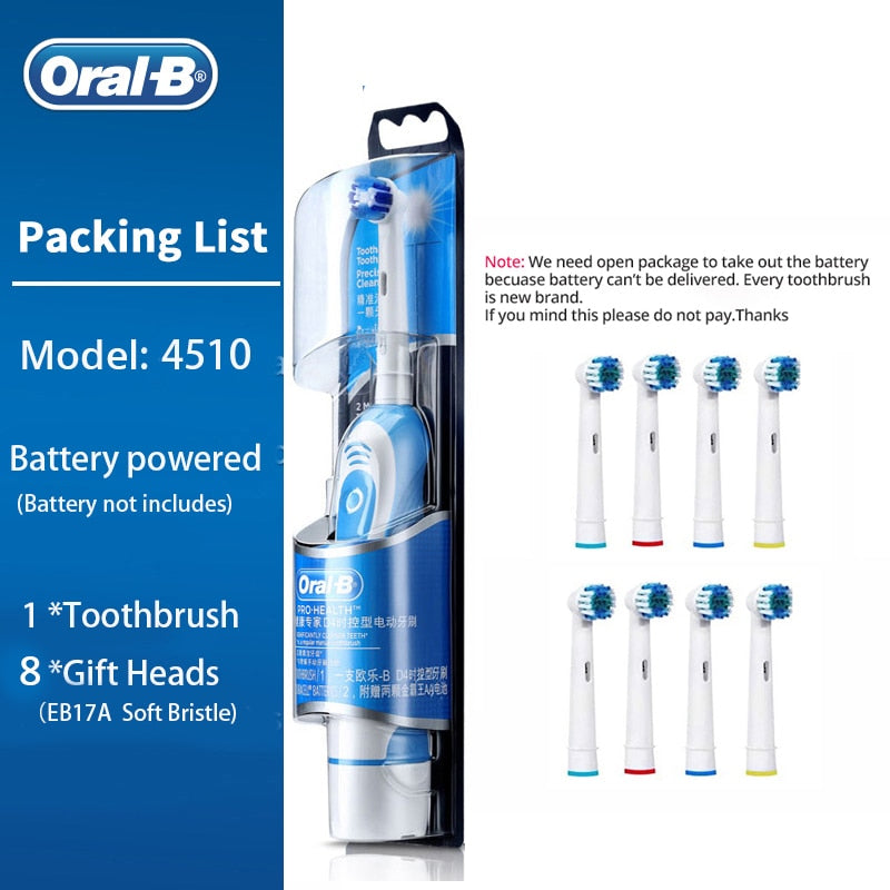 Oral B escova de dentes elétrica Caru Store