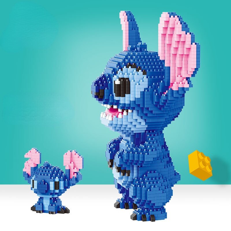 Disney stitch s ponto blocos de construção em miniatura diy Caru Store