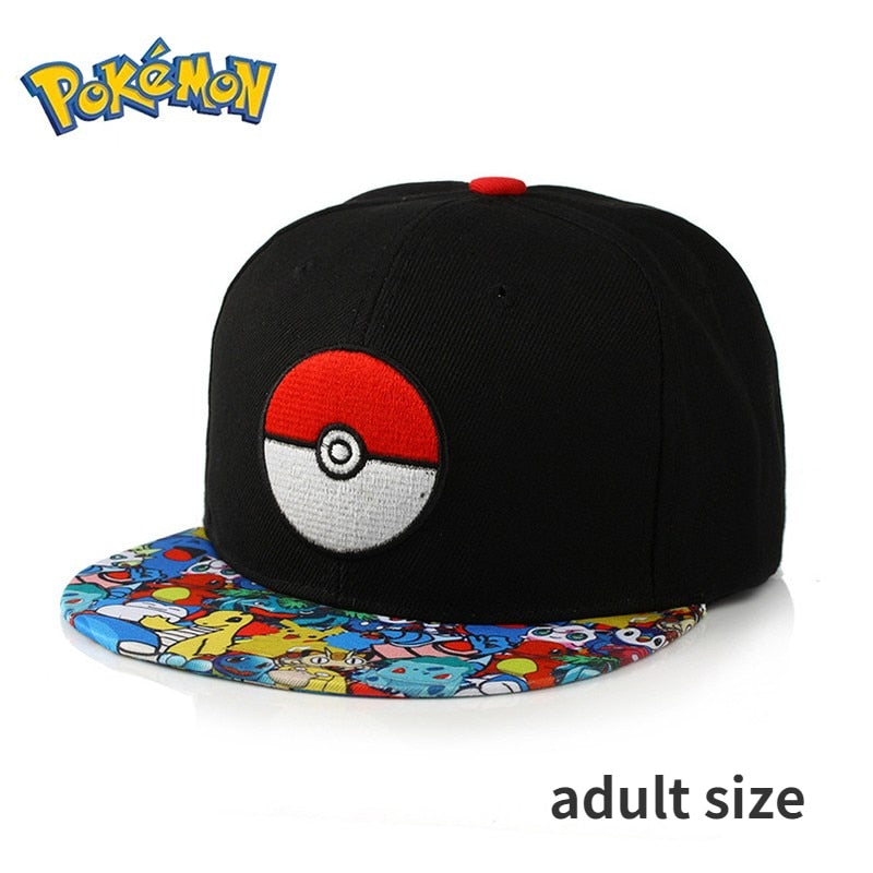 Boné Anime Pokemon Baseball Caru Store