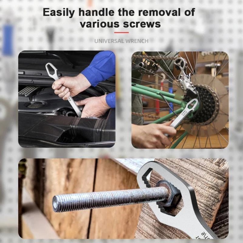 Chave multifuncional de auto-aperto de cabeça dupla CaruStore