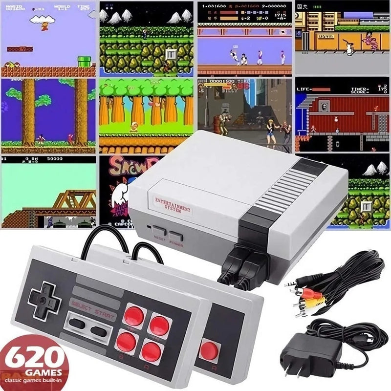 Mini Vídeo Game Retro Vintage 620 Jogos Clássicos Caru Store