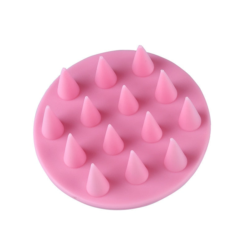 Escova de banho massagem couro cabeludo de silicone Caru Store