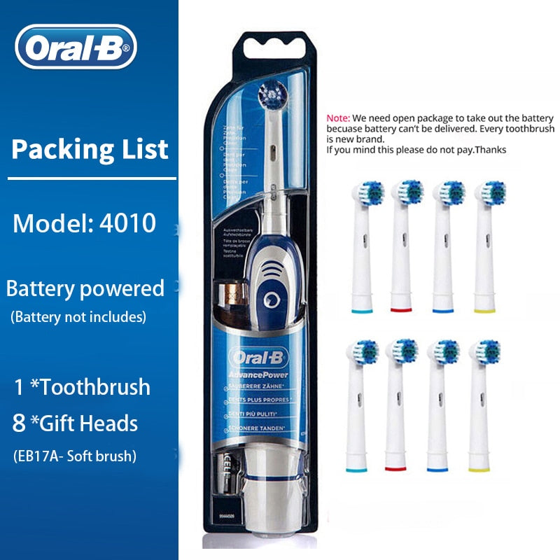 Oral B escova de dentes elétrica Caru Store