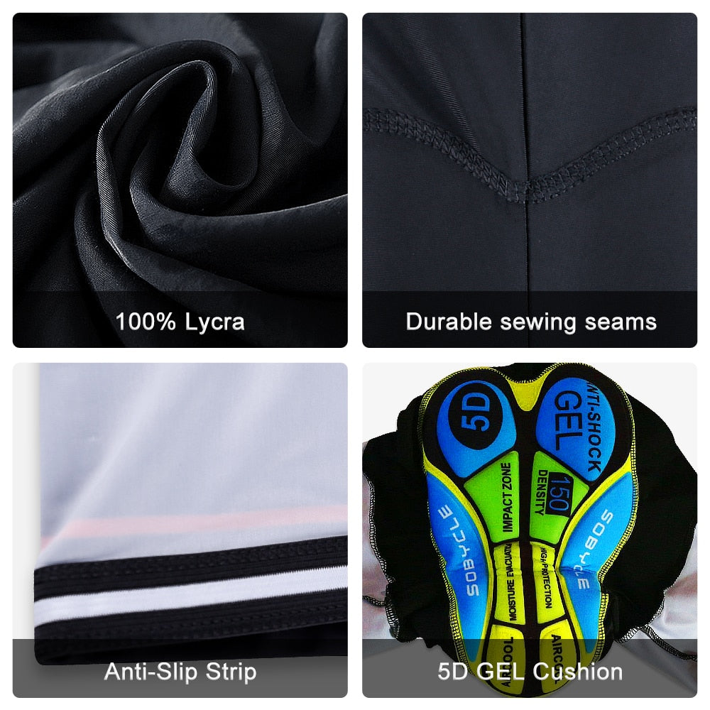 GRSRXX ciclismo shorts verão 5D Gel Caru Store