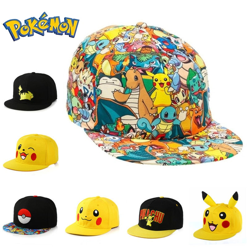 Boné Anime Pokemon Baseball Caru Store