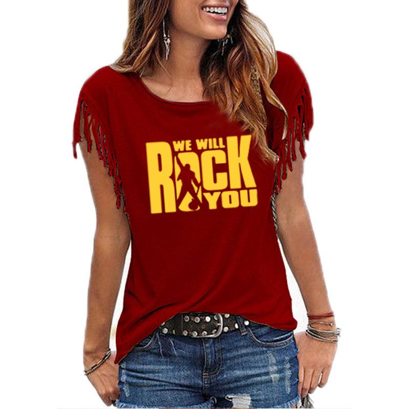 Camisa Rock feminina Caru Store