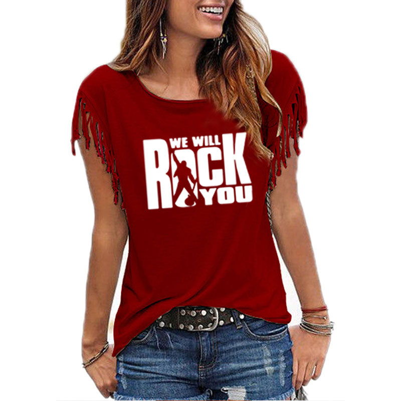 Camisa Rock feminina Caru Store