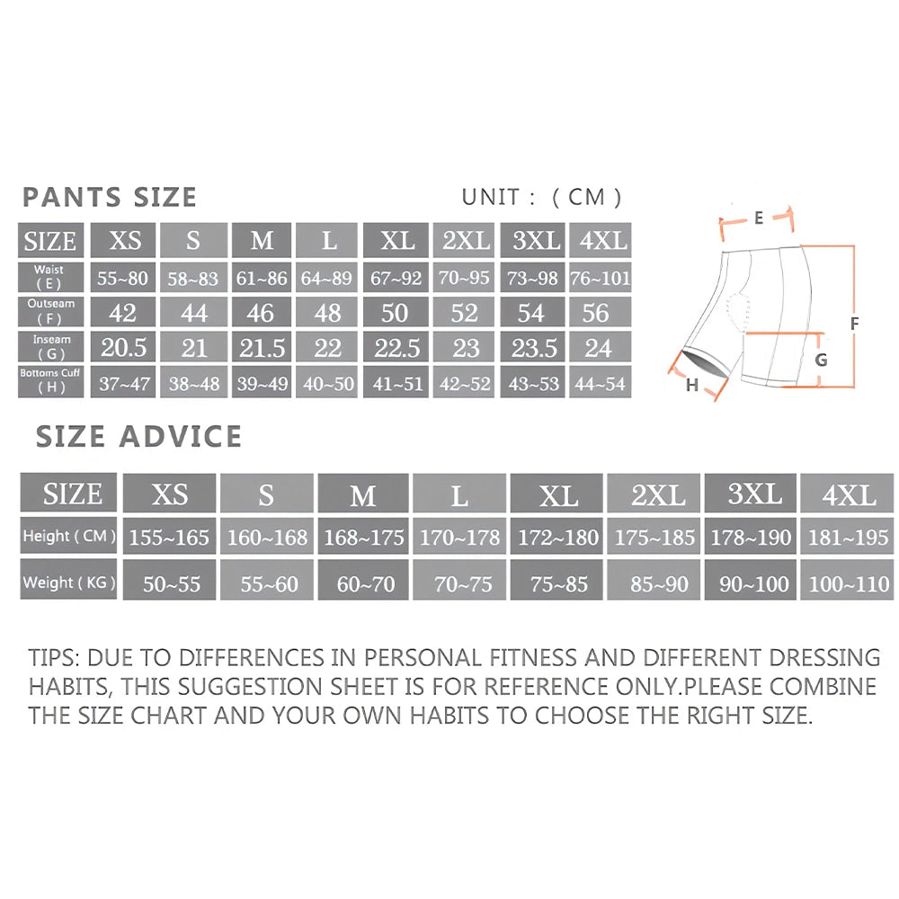GRSRXX ciclismo shorts verão 5D Gel Caru Store