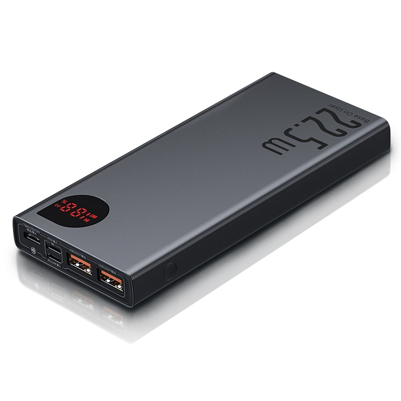 Baseus power bank 10000mah com 22.5w pd carregamento rápido Caru Store