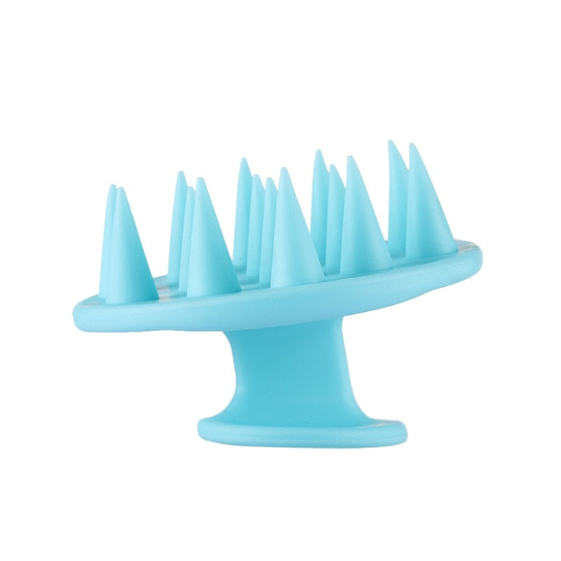 Escova de banho massagem couro cabeludo de silicone Caru Store