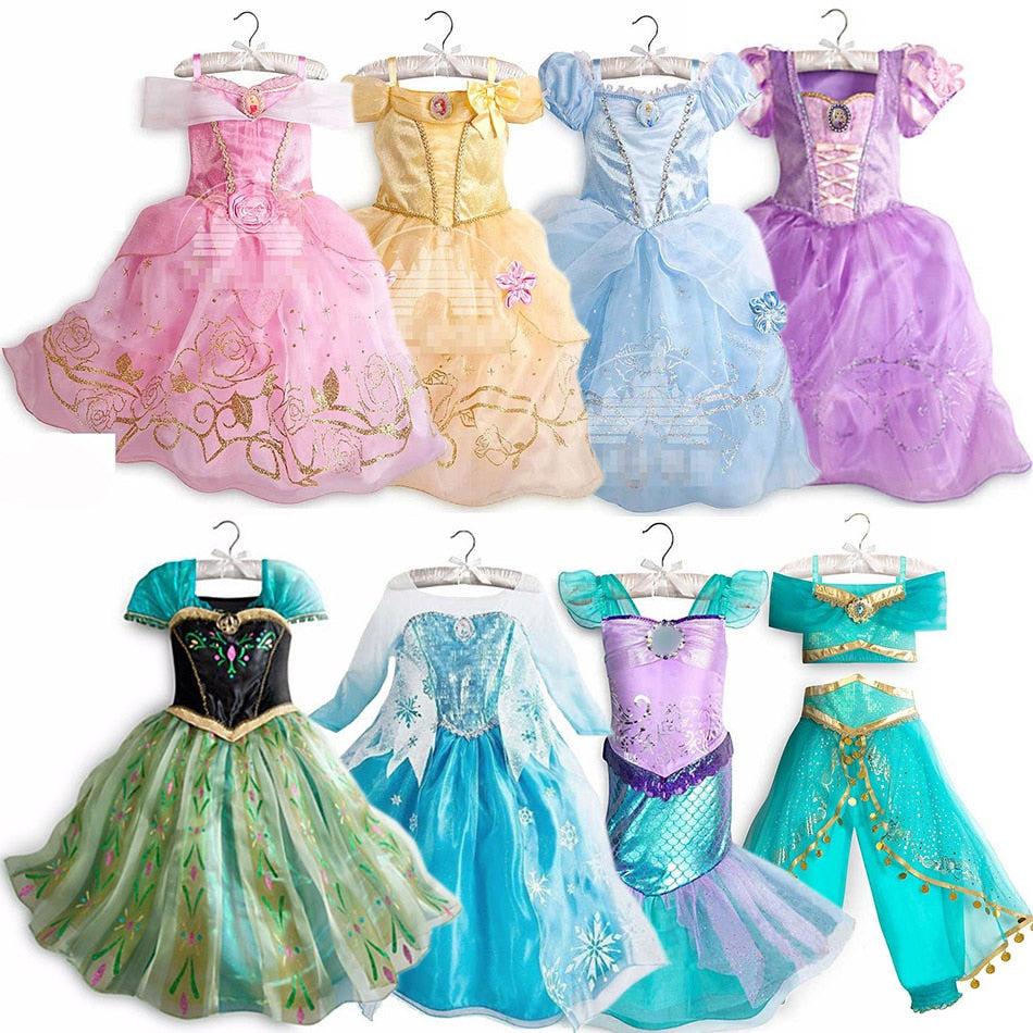 Fantasia Princesas Disney - 2 a 8 anos Caru Store