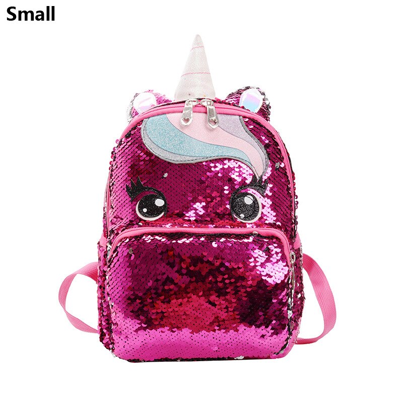 Mochila grande com lantejoulas Unicórnio - Kawaii Caru Store