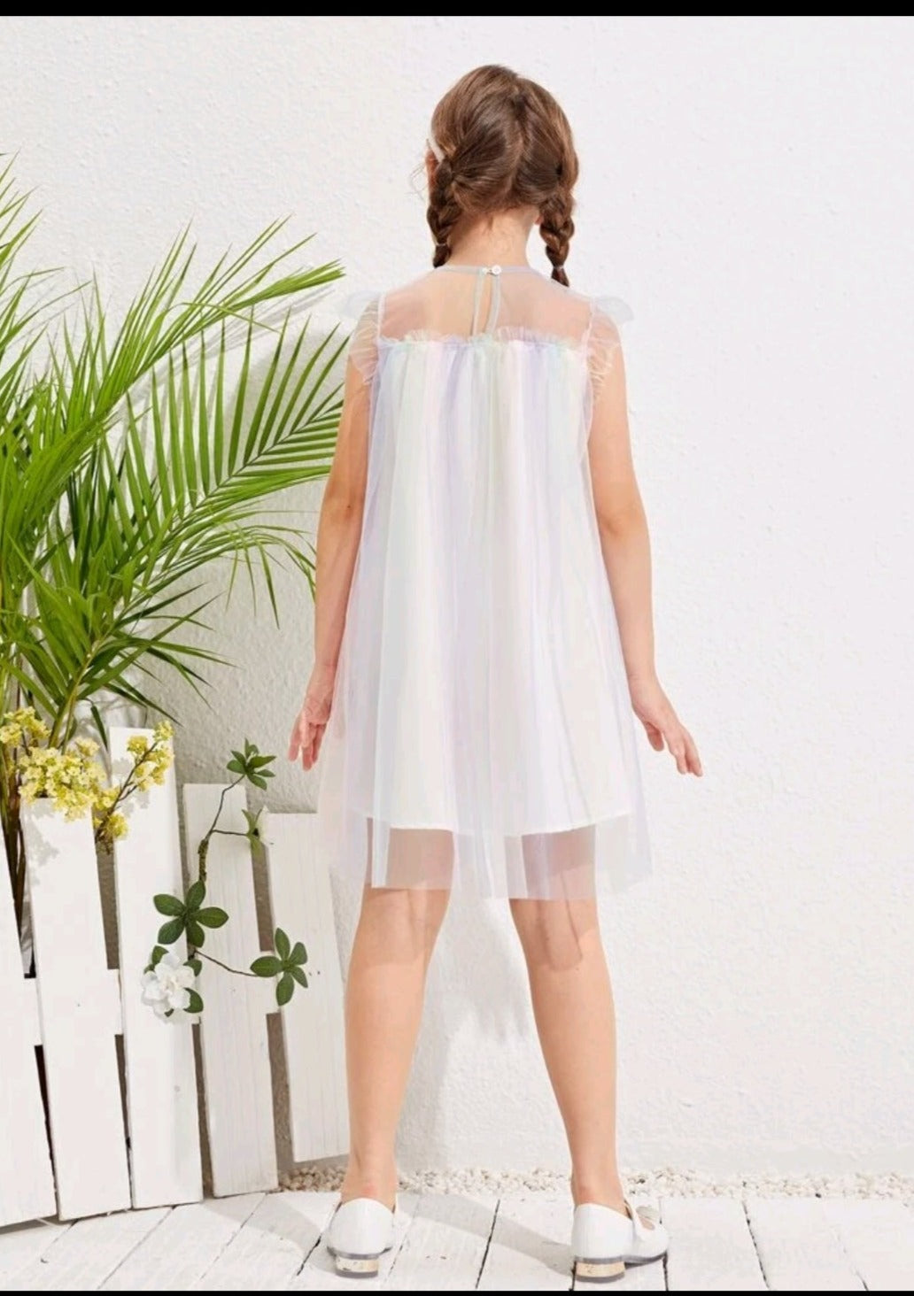 Vestido Plissado Degradê *** pronta entrega *** Caru Store