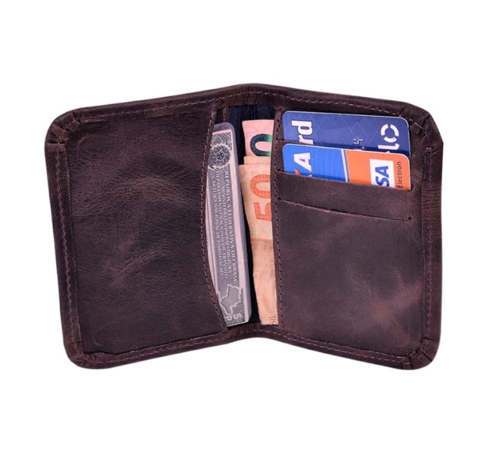 Carteira Masculina 100% Couro Caru Store