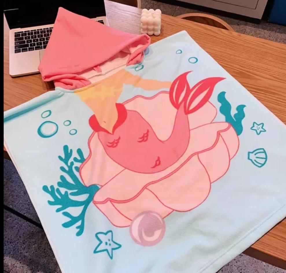 Toalha Roupão Infantil com capuz *** pronta entrega *** Caru Store