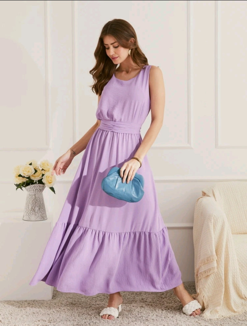 Vestido Longo Lavanda Caru Store