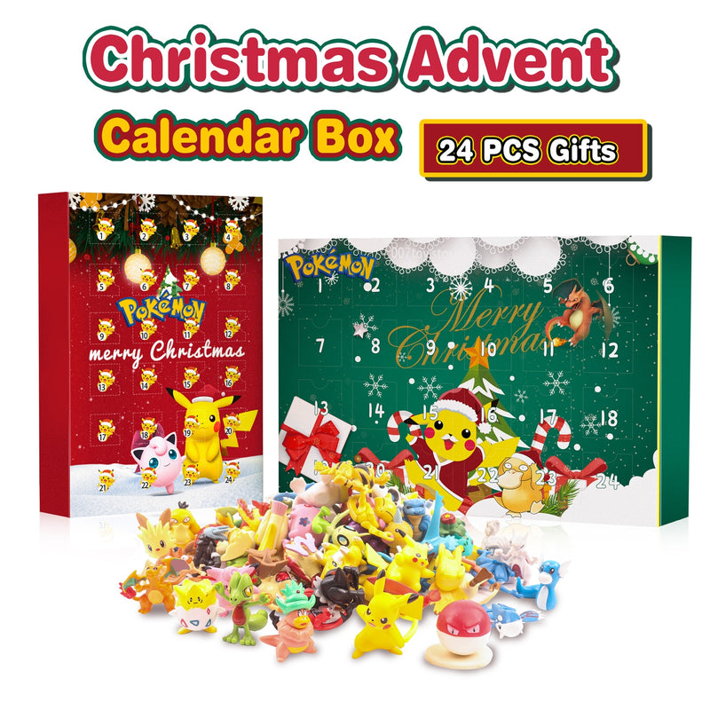 Calendário Advento Pokemon - 24 peças Caru Store