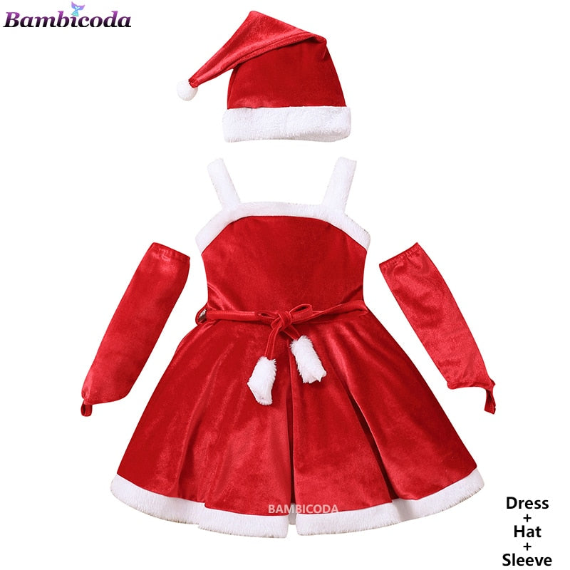 Fantasia Roupa de Natal Infantil Caru Store