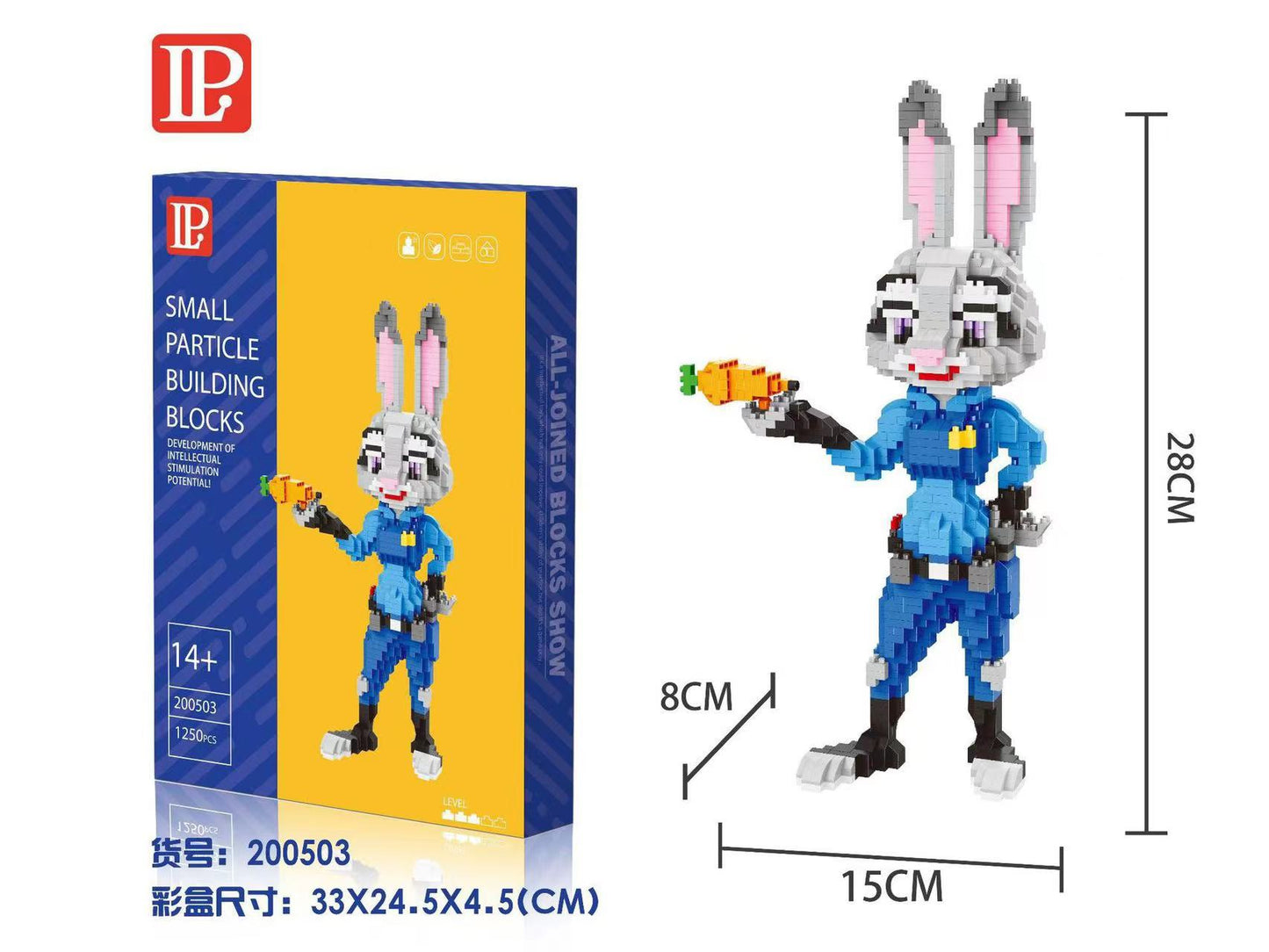 Disney stitch s ponto blocos de construção em miniatura diy Caru Store