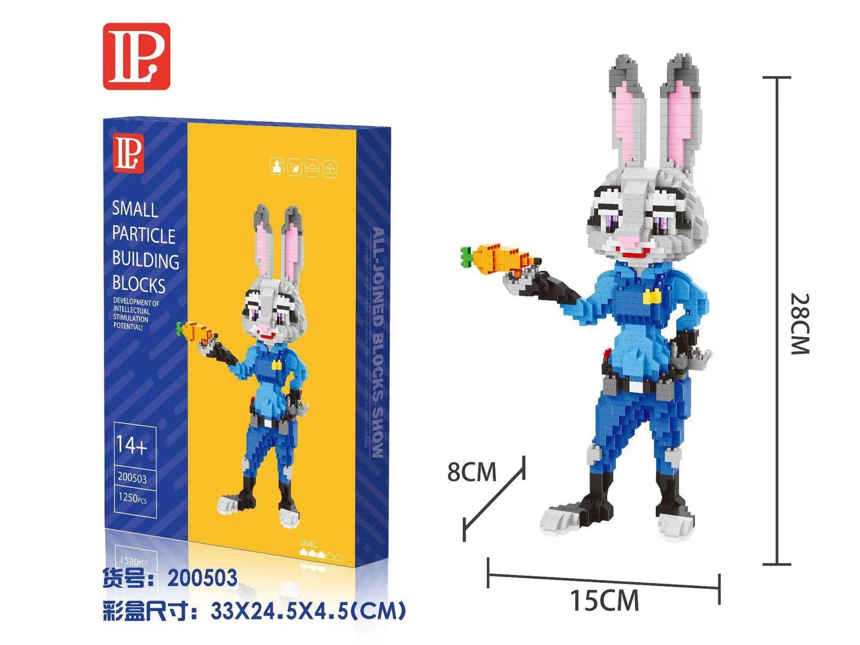 Disney stitch s ponto blocos de construção em miniatura diy Caru Store