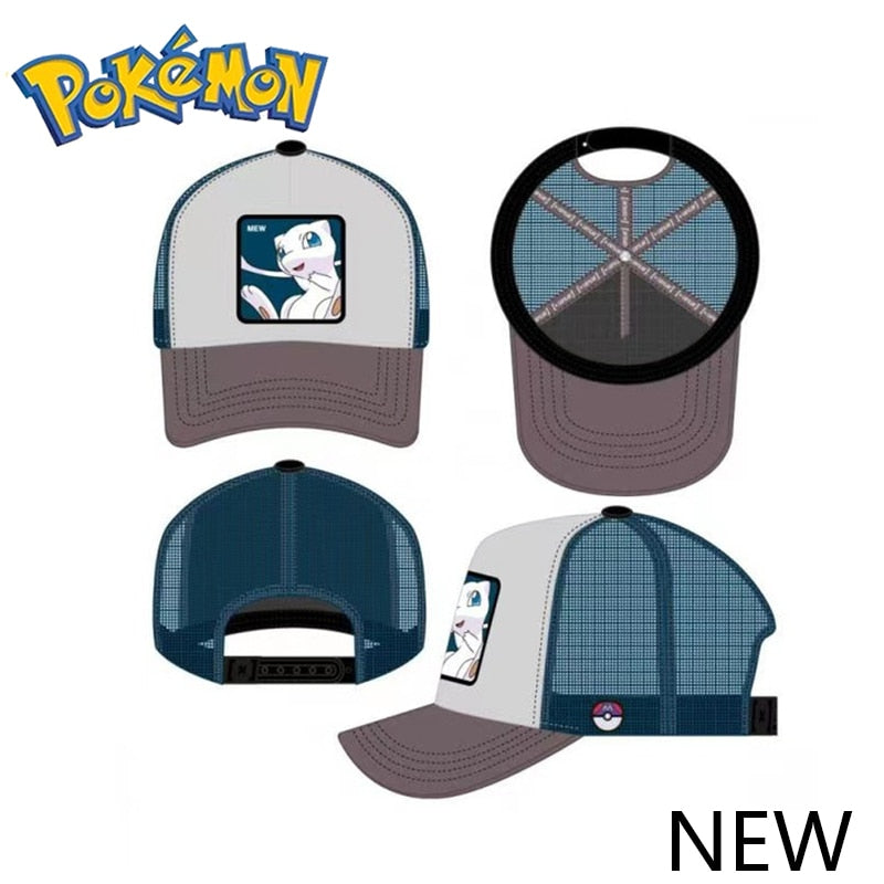 Boné Anime Pokemon Baseball Caru Store