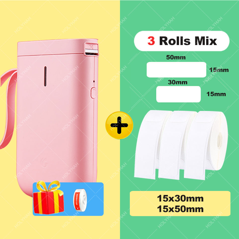 Niimbot D11 impressora térmica de etiquetas de bolso portátil sem fio bluetooth Caru Store