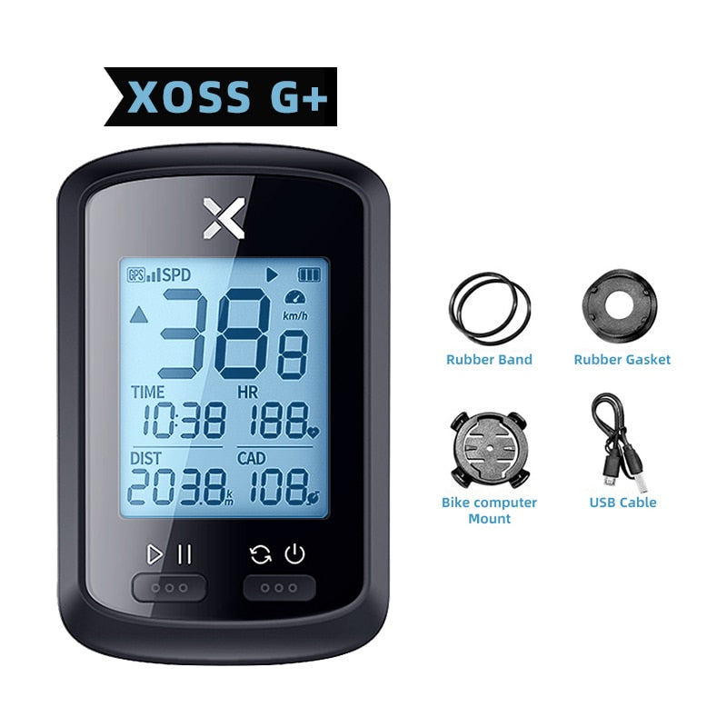 Ciclocomputador GPS velocímetro para bicicleta XOSS G plus G Caru Store